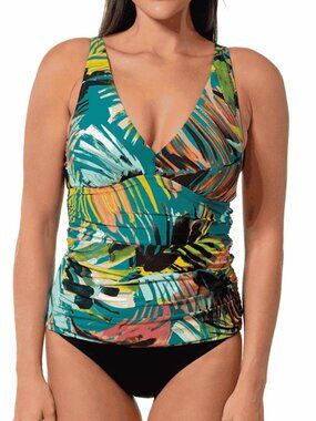 Jantzen V-Neck Tankini Top - size 6US